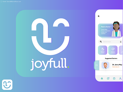 JoyFull | Branding + App app doctor doctor app doctor icon doctor logo happy happy app happy icon happy logo icon joy joy app joy icon joy logo logo smile smile app smile icon smile logo smiling