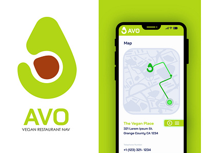 AVO APP | the only vegan restaurant locator app app icon avocado avocado app avocado art avocado icon avocado logo branding green logo logo plant plant app plant icon plant logo vegan vegan app vegan logo vegie logo vegies logo vegitables