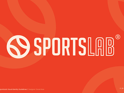 SportsLab brand identity package