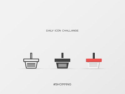 Daily Icon Challenge #shopping #003 basket cart chellenge commerce design icon illustration inspiration market shop shopping vector