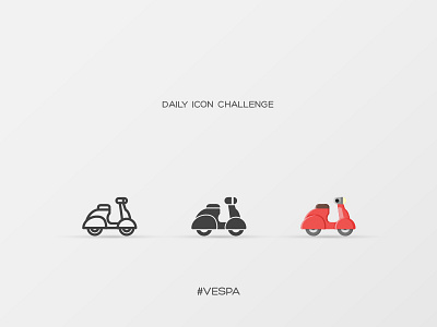 Daily Icon Challenge #vespa #005