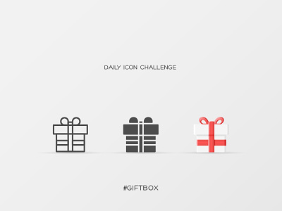Daily Icon Challenge #giftbox #010 box gift happy icon illustration package surprize vector