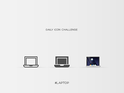 Daily Icon Challenge #laptop #017
