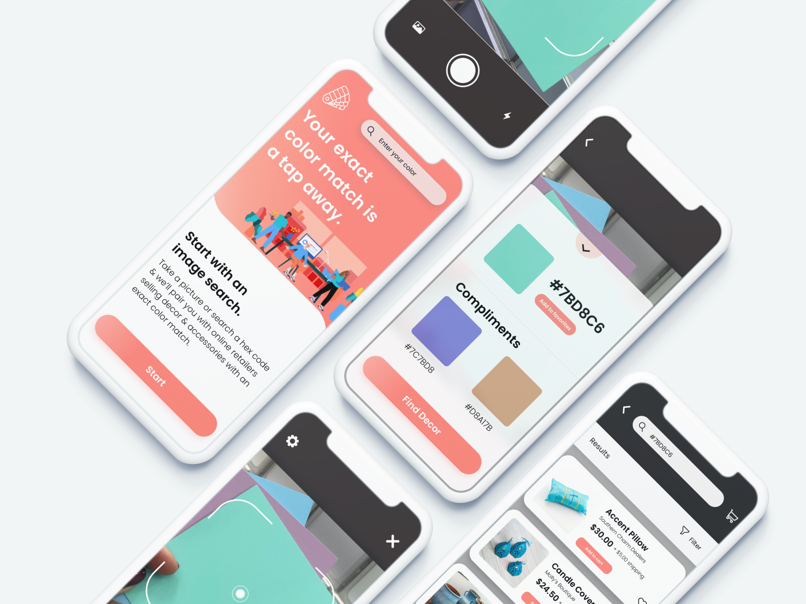 Color Match App by kayveetee on Dribbble