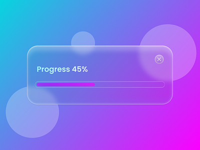 Glass Progress Bar