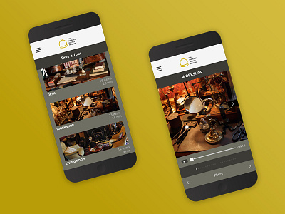 Sherlock Holmes Museum App tour app design holmes museum sherlock ui ux