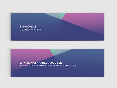 Brunel Digital Degree Show 2015 boards degree design graphic show visual