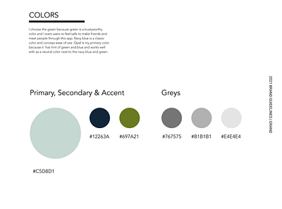 Color palette for events app for older adult branding color design ui ux