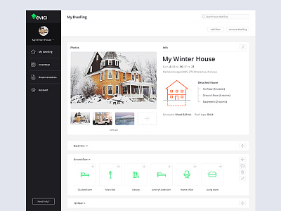 🏠 My Dwelling design dribbble dwelling home home app maintenance norway startup tech ui ux webdesign