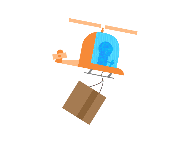 Deliver Like a Boss design thinking helicopter illustration product design talebook ux