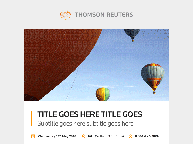 Thomson Reuters Mail Template