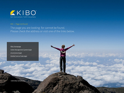 Kibo Commerce 404 404 parallax