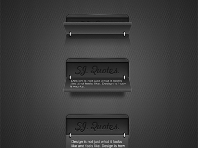 SJ Quotes card fold plastic