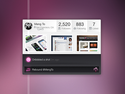 Dribbble Rebound dribbble