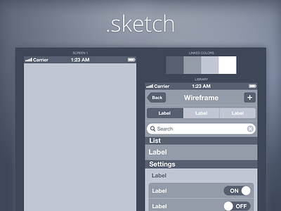 Wireframe iPhone