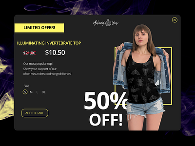 Daily UI Challenge 036 - Special Offer