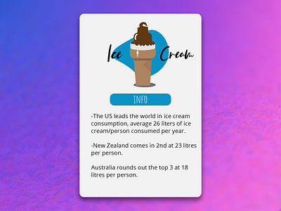 Daily UI Challenge 045 - Info Card daily ui dailyui dailyuichallenge design ui ui design uidesign