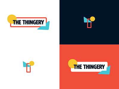 The Thingery brand branding clean design fun identity identity design logo logo design mark modern playful simple symbol vector