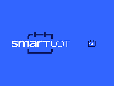 SmartLot Logo brand branding calendar design font identity logo logotype mark smart symbol technology typography vector wordmark