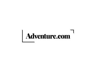 Adventure.com adventure adventure.com black logo white wordmark