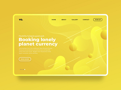 Yellow page concept - Free template