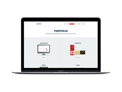 Semi-Pro Portfolio bootstrap layout portfolio template