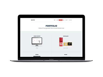 Semi-Pro Portfolio layout bootstrap template portfolio
