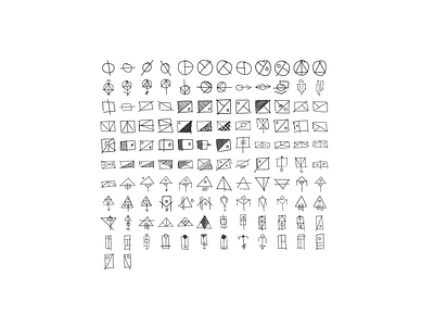 Hand Drawn Geometric Icons