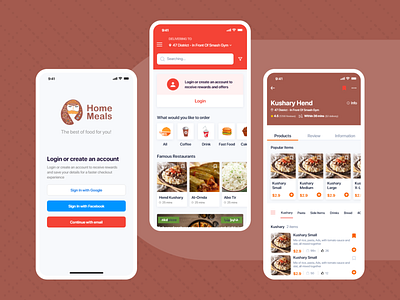 Homemeals | Food Delivery App