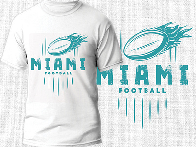 American Foot Ball T-shirt Design