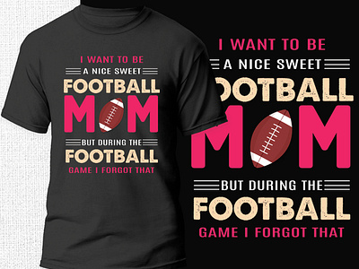 American Foot Ball T-shirt Design