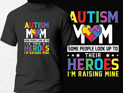 Autism T-shirt Design autism autism t shirt design design graphic design logo t shirt t shirt design