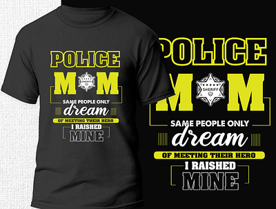 Police T-shirt Design design graphic design logo police police t shirt design t shirt t shirt design