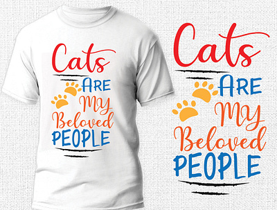 Cat T-shirt Design cat cat t shirt design design graphic design logo t shirt t shirt design