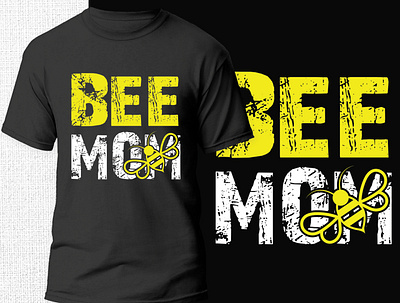 Bee T-shirt Design bee bee t shirt design design graphic design logo t shirt t shirt design