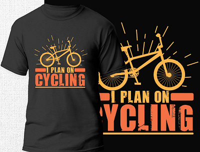 Bicycle T-shirt Design bicycle bicycle t shirt design design graphic design logo t shirt t shirt design