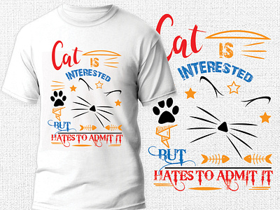 Cat T-shirt Design