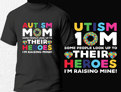 Autism T-shirt Design autism autism t shirt design design graphic design logo t shirt t shirt design