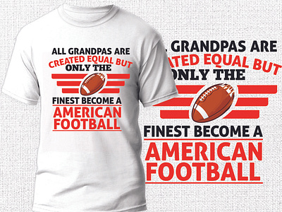 American Football T-shirt Design