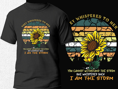 Sunflower T-shirt Design design graphic design logo sunflower sunflower t shirt design t shirt t shirt design