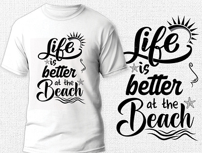 Beach T-shirt Design beach beach t shirt design design graphic design logo t shirt t shirt design