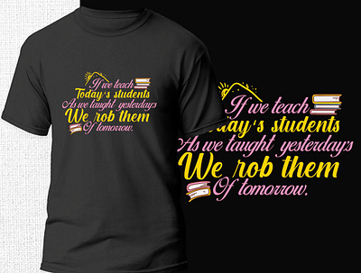 Teacher T-shirt Design design graphic design logo t shirt t shirt design teacher teacher t shirt design