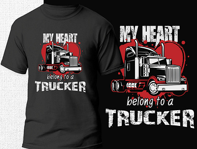 Truck T-shirt Design design graphic design logo t shirt t shirt design truck truck t shirt design