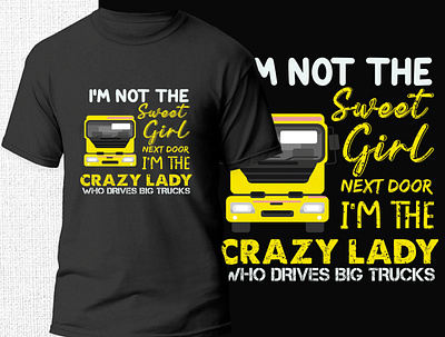 Truck T-shirt Design design graphic design logo t shirt t shirt design truck truck t shirt design