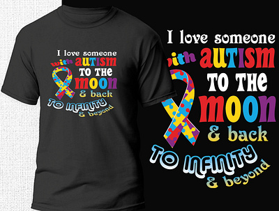 Autism T-shirt Design autism autism t shirt design design graphic design logo t shirt t shirt design