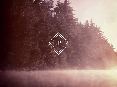 I went to the woods to live... filter fog hipster lake logo mist woods