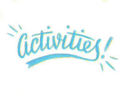 Activities! activities dfw fun illustration mag type typography