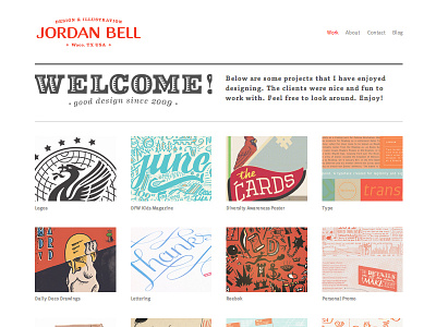 New Website! branding design logo personal print projects site type typography web website