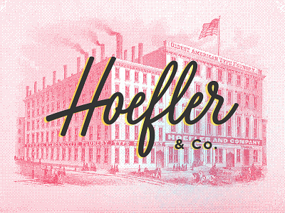 H&Co foundry gotham hco hoefler job knockout lettering script type
