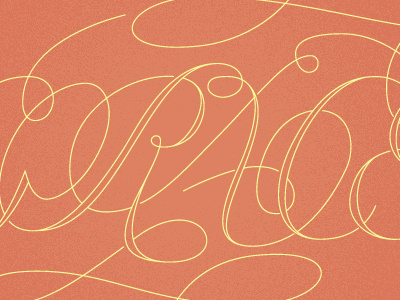 Some script lettering curly lettering script typography
